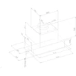 Kép 3/6 - Ciarko Design MINIMAL 7 90 cm fekete beépíthető páraelszívó