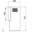 Kép 4/4 - OPERIS CYLINDER 32 fekete fali páraelszívó