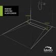 Kép 2/4 - LAVEO SLIM folyóka 700 mm, arany