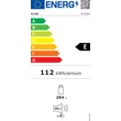Kép 4/6 - Kluge beépíthető egyajtós hűtőszekrény, 162L/16L