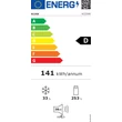 Kép 3/5 - Kluge beépíthető hűtőszekrény felül fagyasztórekesszel 253L/33L