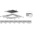 Kép 4/4 - Kluge beépíthető indukciós domino főzőlap, 30cm, fekete ü., forgógombos