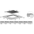 Kép 3/4 - Kluge beépíthető indukciós főzőlap, 60cm, fekete ü., forgógombos