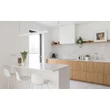 Kép 5/7 - Ciarko Design Su Mini 74 cm fehér üveg beépíthető páraelszívó
