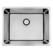 Kép 1/2 - LAVEO ADEN egymedencés mosogató, szálcsiszolt inox