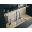 Kép 2/3 - LAVEO MARMARA kétmedencés inox mosogató