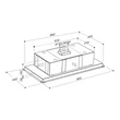 Kép 2/3 - SIRIUS - Páraelszívó SLT-958 EM H200 TW (Inox) motor nélkül