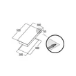 Kép 2/2 - CATA - Beépíthető domino gázfőzőlap SCI-3002 BK