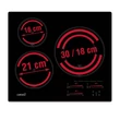 Kép 3/5 - CATA - Beépíthető indukciós főzőlap INSB-6028 BK fekete Hob to Hood