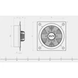 Kép 2/3 - BVN - Ventilátor B6PAT-300
