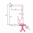 Kép 2/2 - NODOR - Csaptelep NorFlow TUCAN INOX - A készlet erejéig rendelhető!