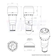 Kép 2/2 - VILPE E220P/160/IS/500 tetőventilátor, fekete