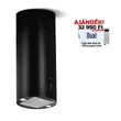 Kép 1/3 - ELICA - Páraelszívó TUBE PRO ISLAND BL MAT/A/43 + Mikro MW-5120B