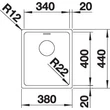 Kép 2/4 - BLANCO ANDANO 340-IF exc.nélkül InFino
