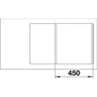 Kép 4/5 - BLANCO AXIA III 45S-F kávé üveg tart., SZINTBE ÉPÍTÉS