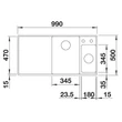 Kép 3/5 - BLANCO AXIA III 6S-F bal palasz. fa t., SZINTBE ÉPÍTÉS