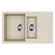 Kép 1/3 - EVIDO Cubo 6S compact gránit mosogató 800x500 bézs