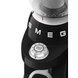 Kép 7/10 - SMEG FÉLPROFESSZIONÁLIS  KÁVÉDARÁLÓ, retro, fekete
