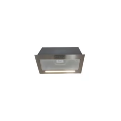 OPERIS PLUTO PLUS inox beépíthető páraelszívó, 3 fokozatú nyomógomb, 255-630 m3/h, 53-70 dB, 40 cm-es LED csík, 150 mm csatlakozócsonk, Energiaosztály