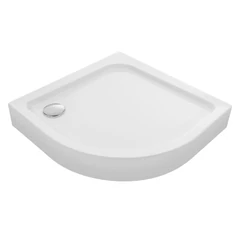 LAVEO BRESSO akril fehér zuhanytálca, 90 cm, magasság: 16 cm, mélység: 5 cm