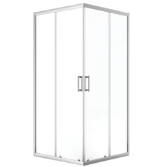 LAVEO BRESSO szögletes zuhanykabin 80x80x185 cm átlátszó üveg/króm
