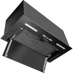 Kluge beépíthető fekete páraelszívó, 60cm, TC