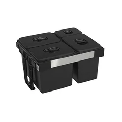 EKOTECH - Beépíthető hulladékgyűjtő FREE JAZZ 60 - 3x12 liter+1x5 liter