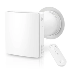 HOLTOP/AIRWOODS AV-TTW5-W SH7IE Pro ISO egyhelyiséges hővisszanyerős szellőztető, páraérzékelővel, automata zsaluval, WiFi-vel, kültéri hangcsillapító elemmel