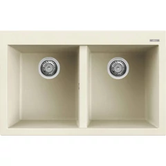 ELLECI - Gránit mosogatótálca Quadra 350 G62 Bianco Antico