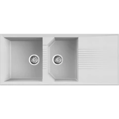 ELLECI - Gránit mosogatótálca Tekno 500 G68 Bianco - Kifutó termék!