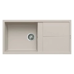 ELLECI - Gránit mosogatótálca Unico 480 G39 Bianco soft