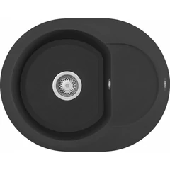 ELLECI - Gránit mosogatótálca Easy ROUND 600 G40 Nero