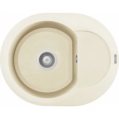ELLECI - Gránit mosogatótálca Easy ROUND 600 G62 Bianco Antico
