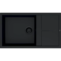 ELLECI - Mosogatótálca Unico 410 K86 Black fekete tartozékokkal