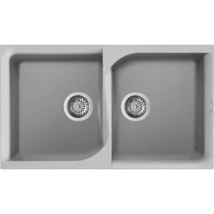 ELLECI - Gránit mosogatótálca Ego 450 M79 Aluminium