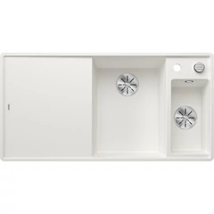 BLANCO AXIA III 6S-F jobb fehér üveg t, SZINTBE ÉPÍTÉS