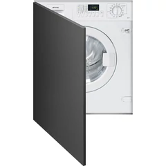 SMEG TELJESEN INTEGRÁLHATÓ MOSÓGÉP, 60 cm elöltöltős, 15 program, 1400 rpm, LED kijelző