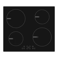 EVIDO VETRO 60IB indukciós főzőlap, 60 cm, fekete