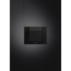 SMEG BEÉPÍTHETŐ BORHŰTŐ, Linea design, 45 cm, 20 palack, fordítható ajtó, mélyfekete üveg