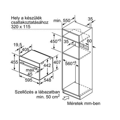 Компактный духовой шкаф bosch cmg8764c7