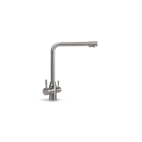3 WAY víztisztítós csapelep, inox