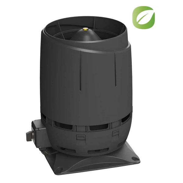 Vilpe ECo125S FLOW tetőventilátor, fekete