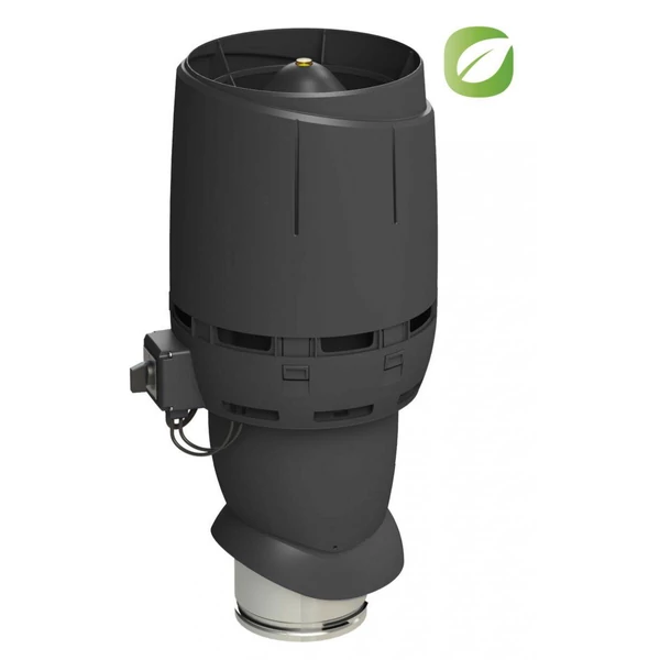 Vilpe ECo160P/500 FLOW tetőventilátor, fekete