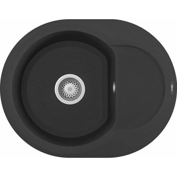 ELLECI - Gránit mosogatótálca Easy ROUND 600 G40 Nero