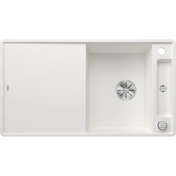 BLANCO AXIA III 5S-F fehér üveg tart., SZINTBE ÉPÍTÉS