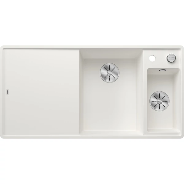 BLANCO AXIA III 6S-F jobb fehér fa tar, SZINTBE ÉPÍTÉS