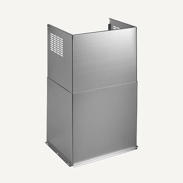 Falmec teleszkópos kürtő NRS páraelszívókhoz H=315+320 mm, inox (GRUPPO INCASSO, VIRGOLA)