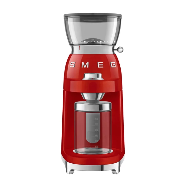 SMEG FÉLPROFESSZIONÁLIS  KÁVÉDARÁLÓ, retro, piros
