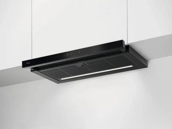 Aeg GDP866PB Teleszkópos páraelszívó, 60 cm, fekete, vezérlés: érintőkapcsoló, SilenceTech, Hob2Hood