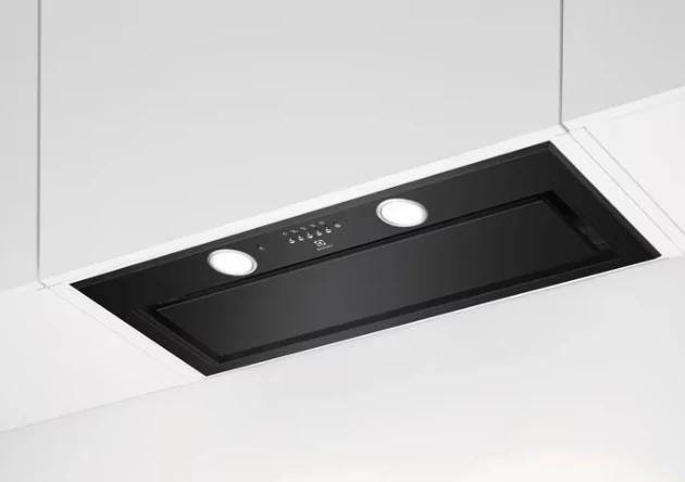 Electrolux LFG719R beépíthető fekete elszívó, Hob2Hood, 80cm-es